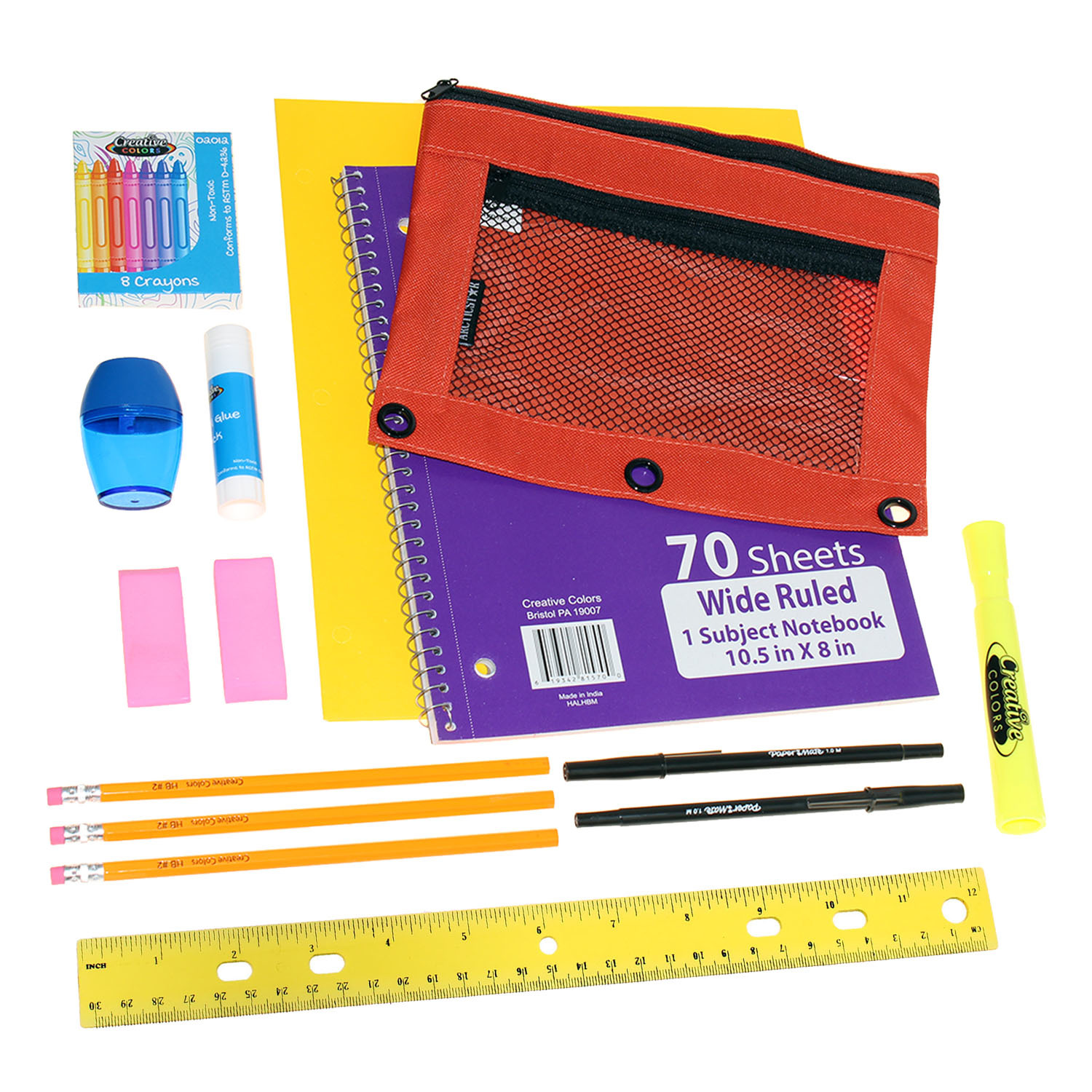 Wholesale 15Piece Kids School Supply Kit DollarDays