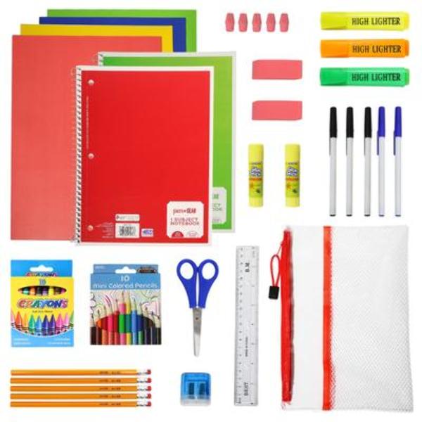 Wholesale 31 Piece Kids School Supplies Kit (SKU 2332051) DollarDays