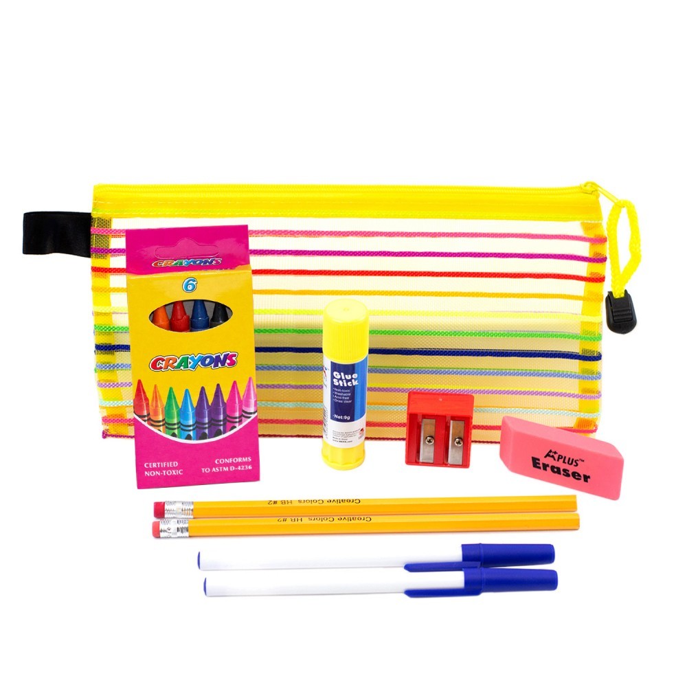 Wholesale 9Piece Kids School Supply Kit (SKU 2317930) DollarDays