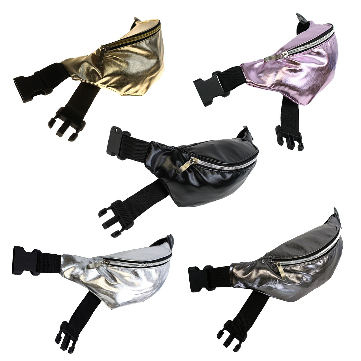 Wholesale Metallic Fanny Packs DollarDays