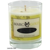 Marc Gold Spa Lavender Basil Soy Candle 7.5 ounce