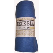 Marc Gold 50 x 60 Blue Fleece Blanket