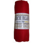 Marc Gold 50 x 60 Red Fleece Blanket