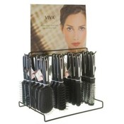 Black &amp; White Hairbrush With Plastic Handle