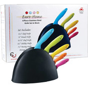 6 Piece Stainless Steel Knife Set In Block
