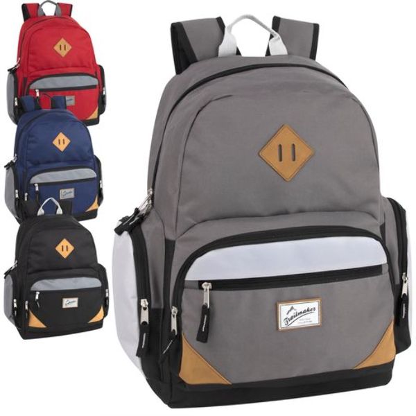 Wholesale 19 Backpacks With Laptop Sleeve 4 Colors Dollardays