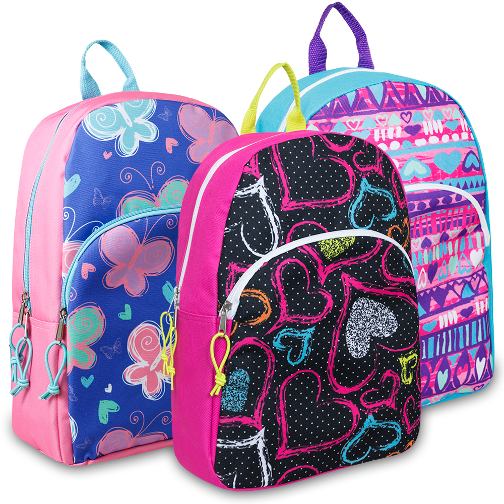 Wholesale Girls Character Backpacks 15 Inch (SKU 1820795) DollarDays