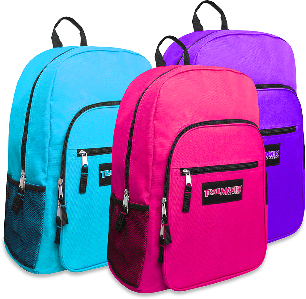 Wholesale Trailmaker Deluxe 19 Inch Backpack - Girls (SKU 983268) DollarDays