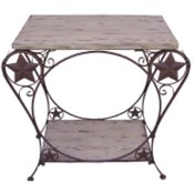 Star Wood Hall Table