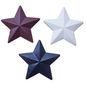 Red White and Blue Stars for Wall