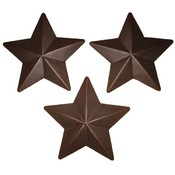 Brown Metal Stars for Wall