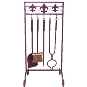 Fleur-De-Lis Fire Place Kit