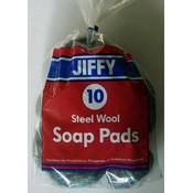 Steel Wool Soap Pads - 10 Pack Jiffy