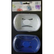 2 Pack Soap Dishes, With Plastic Cover