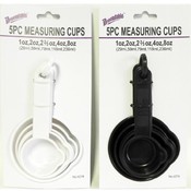 Plastic Measuring Cups 5 Pc Set