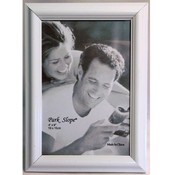 4" x  6"  Plastic Picture Frame - White