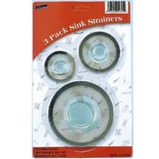 Stainless Steel Sink Strainers - 3 Pack
