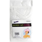 Clear Shower Caps- 12 Pack