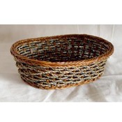 Wicker &amp; Rope Basket - Oval
