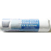 White 13 Gallon Trash Bags