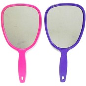 Plastic Hand Mirror w/Handle