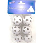 Plastic Practice Golf Balls 6 Pack
