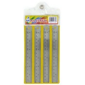 4Pcset Of 6X15Cm S/S Ruler Wholesale Bulk