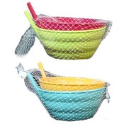2Pc Sipper Bowl Set With Straw