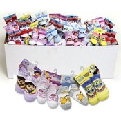 Licensed Baby Booties On Wire Display