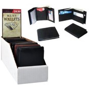 Leather Wallets Asst Colors