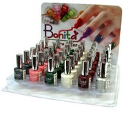 36 Pc Nail Polish Display 6 Colors