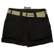Womens Shorts With Belt