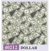 Dollar Sign Bandanna 22 X 22 Inch