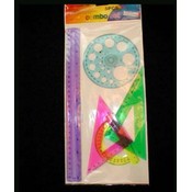 4 Pack Ruler Set Wholesale Bulk