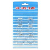 6 Pc Hose Clamps