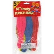 5 Pack Punch Ball Balloons