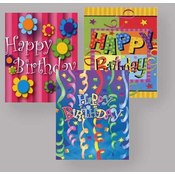 Birthday Gift Bags. Assorted- Jumbo
