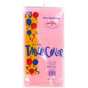 84 Inch Round Table Cover Pink