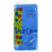 84 Inch Round Table Cover Dark Blue