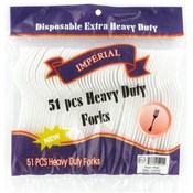 Plastic Fork 51 Pc Wholesale Bulk
