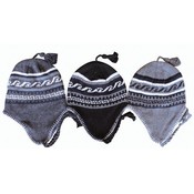 Mens Knit Ear Cover Hat