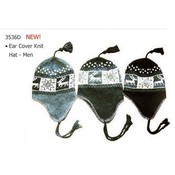 Ear Cover Knit Hat-Men