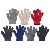 8 Ladies Chenille Glove 8 Colors 7 Assorted Color