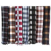 12X 58 Checker Fleece Scarf 7 Co
