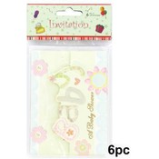 6Pc Baby Shower Invitation Envelope