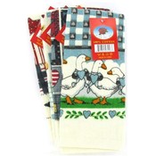 6 Style Cotton Kitchen Towels 15 X 25 In