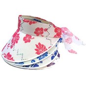 4 Colors Flower Print Visors