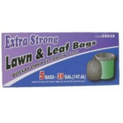 5 Ct 39 Gallon Lawn Leave Trash Bags