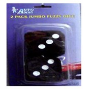 2 Pack Jumbo Fuzzy Dice