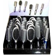 36 Piece Hair Brush Display